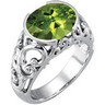 Genuine Peridot Ring Ref 689447
