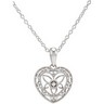 .005 Carat Diamond Heart 18 inch Necklace Ref 526747