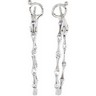 .5 CTW Diamond Inside Outside Hoop Earrings Ref 333292