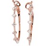 .63 CTW Diamond Hoop Earrings Ref 374608