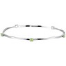 Genuine Peridot Stackable Bangle Bracelet Ref 427082