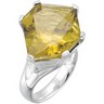 Genuine Olive Quartz Ring Ref 735374