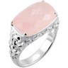 Genuine Rose Quartz Ring Ref 314266