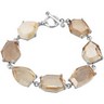 Genuine Rutilated Quartz 7.5 inch Bracelet Ref 455727