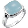 Genuine Milky Aquamarine Ring Ref 964599