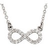 .13 CTW Diamond Infinity 16.5 inch Necklace Ref 233119