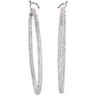 3.88 CTW Diamond Inside Outside Hoop Earrings Ref 395646