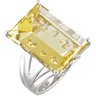 Genuine Lime Quartz Ring Ref 274356