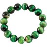 Genuine Green Tiger Eye Stretch Bracelet Ref 699720