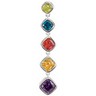 Multicolor CZ Pendant Ref 645364