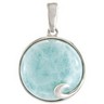 Genuine Larimar Pendant Ref 379026