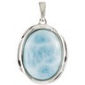 Genuine Larimar Pendant Ref 381927