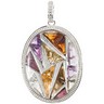 Quartz, Amethyst, Citrine, Brazilian Garnet and Madeira Citrine Necklace Ref 713657