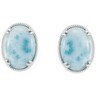 Genuine Larimar Earrings Ref 124851