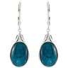 Genuine Opaque Apatite Earrings Ref 943124