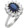 Genuine Sapphire and Diamond Ring Ref 868544