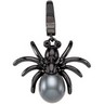 Freshwater Cultured Black Pearl Spider Charm Ref 173438