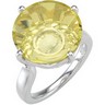 Genuine Lime Quartz Ring Ref 500168