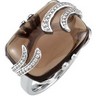 Genuine Smoky Quartz Ring Ref 711927