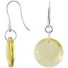 Genuine Lime Quartz Earrings Ref 792743