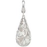 Genuine White Quartz Charm Ref 928413