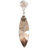 Genuine Smoky Quartz and Morganite Pendant Ref 533387