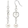 Freshwater Cultured Pearl Earrings Ref 182596