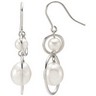 Freshwater Cultured Pearl Earrings Ref 473851