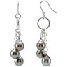 Tahitian Cultured Pearl Earrings Ref 960786