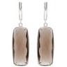Genuine Smoky Quartz Earrings Ref 375658