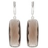 Genuine Smoky Quartz Earrings Ref 375658