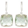 Genuine Green Quartz Earrings Ref 425145