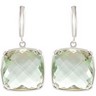 Genuine Green Quartz Earrings Ref 425145