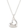 .01 CTW Diamond Heart 18 inch Necklace Ref 771793