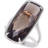 Genuine Smoky Quartz Ring Ref 976199