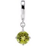 Genuine Peridot Pendant Enhancer Ref 282621