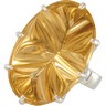 Genuine Yellow Quartz Ring Ref 790994