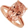 Genuine Morganite Ring 10 x 14mm Ref 581947