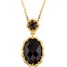 Genuine Checkerboard Smoky Quartz Necklace Ref 314692