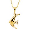 .06 CTW Diamond Angel Fish Necklace Ref 461746