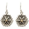 Two Tone Fashion Earrings 15 x 12.5mm Ref 103510