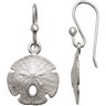 Sand Dollar Earrings 18.53 x 14.67mm Ref 577536