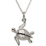 Turtle Dangle or Pendant 17.80 x 21.93mm Ref 657009