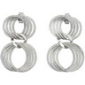 Sterling Silver Fashion Earrings with Earring Backs Ref 746548