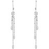 Dangle Earrings with Flowers Ref 244975