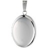 Sterling Silver Oval Locket Ref 572504