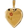 Heart Locket with I Love You Engraving Ref 127034