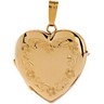 Gold Heart Locket Ref 654917