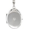 Oval Locket with Diamond Accent Ref 149317
