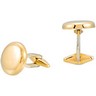 Mens Round Shaped Cuff Links Ref 786820